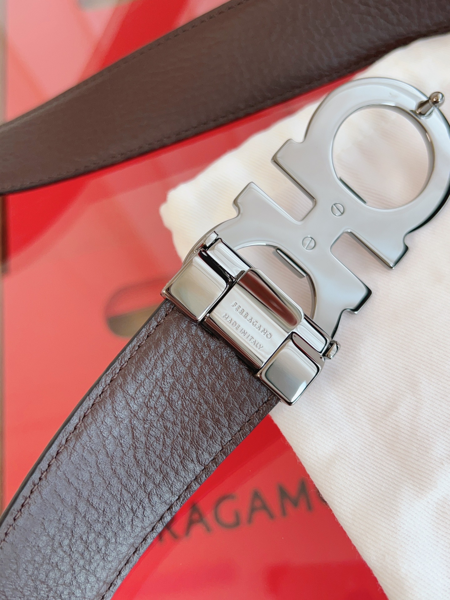 Salvatore Ferragamo Leather Belt