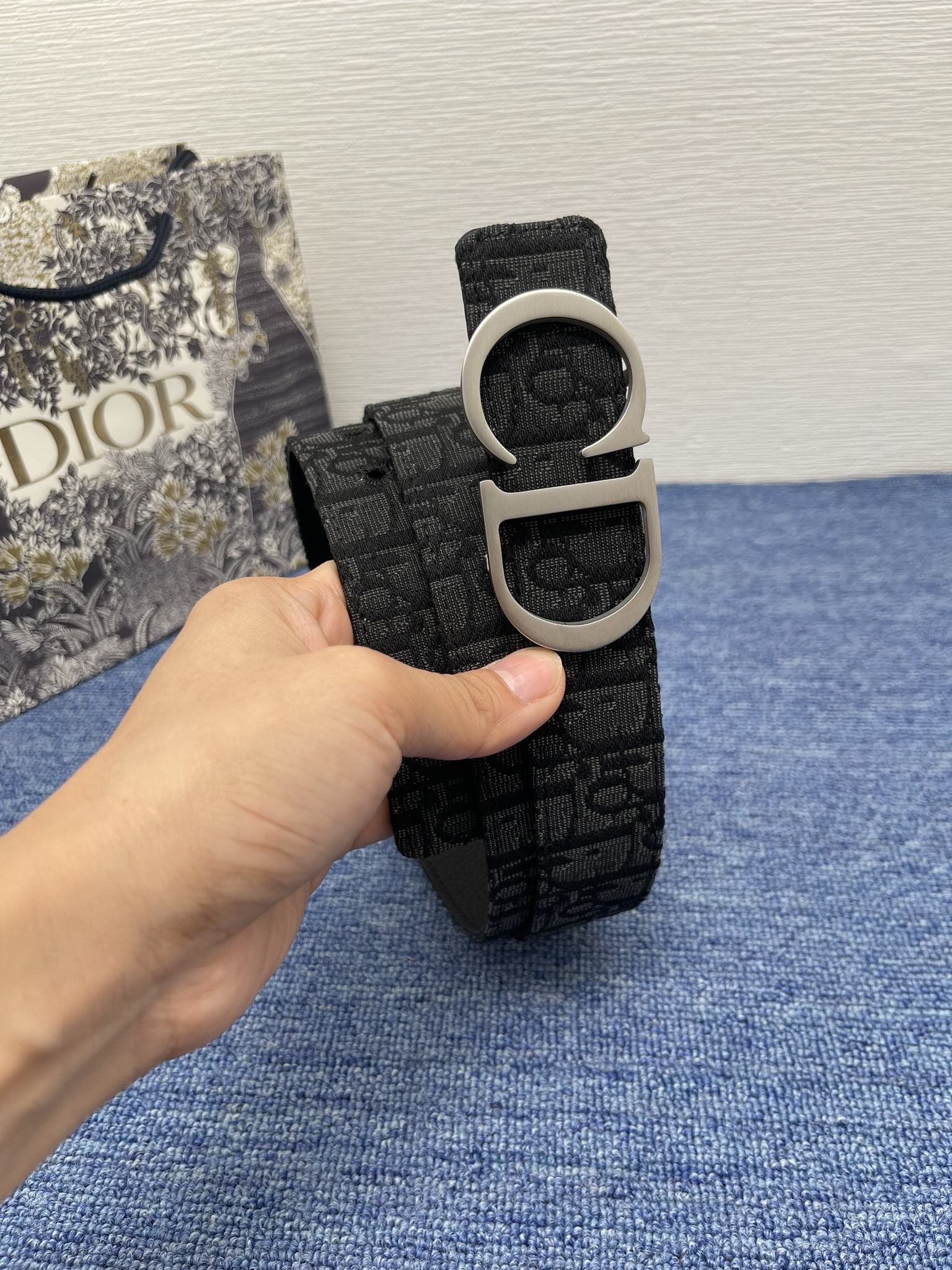 Dior Male Pin Buckle Belt Black Adjustable M