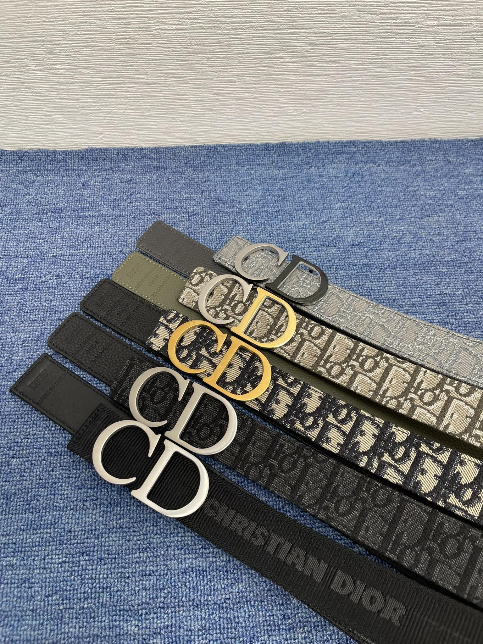 Dior Male Pin Buckle Belt Black Adjustable M