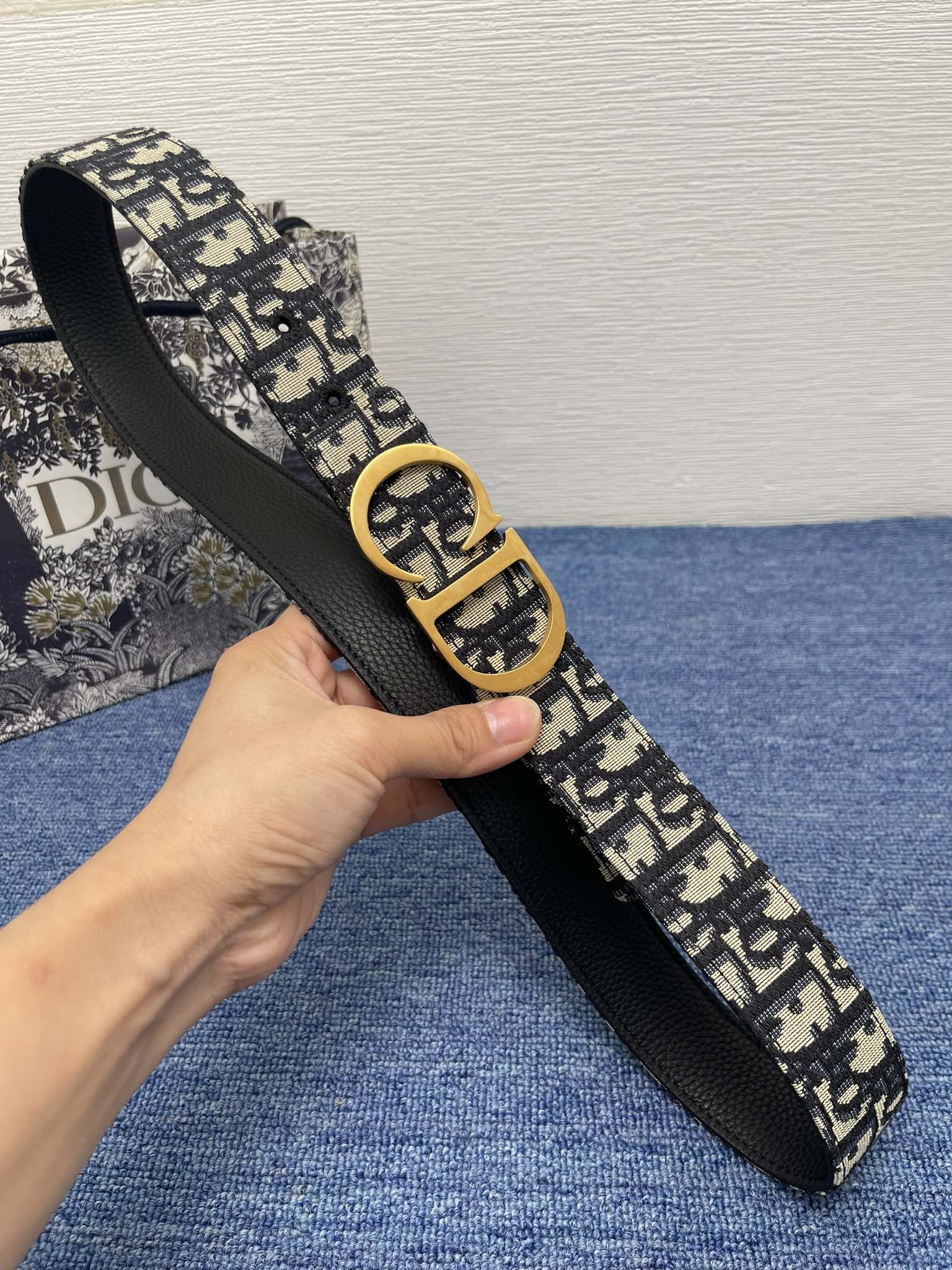 Dior Male Pin Buckle Belt Black Adjustable M