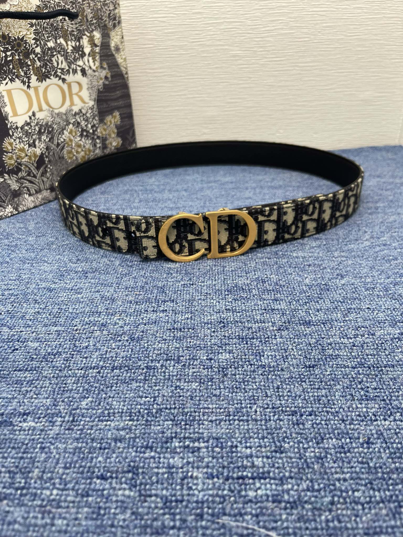 Dior Male Pin Buckle Belt Black Adjustable M