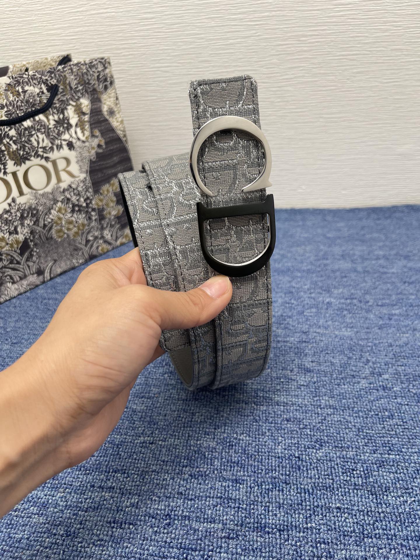 Dior Male Pin Buckle Belt Black Adjustable M