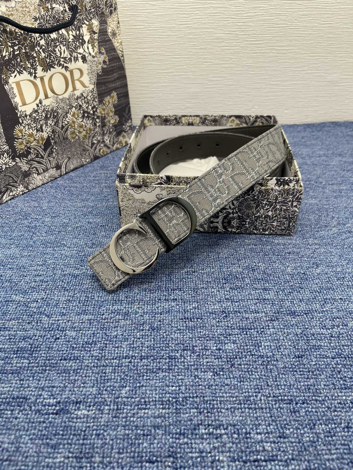Dior Male Pin Buckle Belt Black Adjustable M