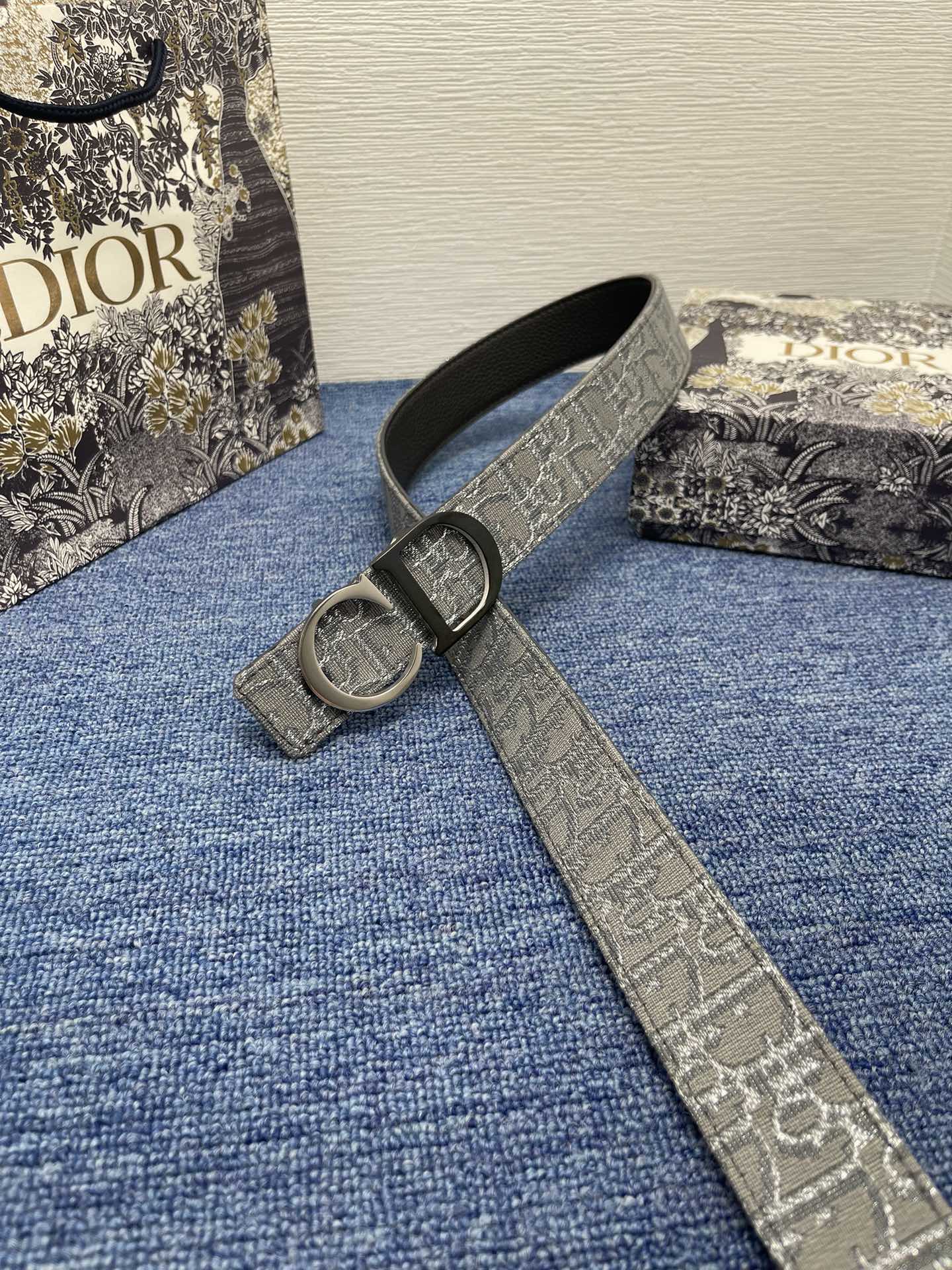 Dior Male Pin Buckle Belt Black Adjustable M