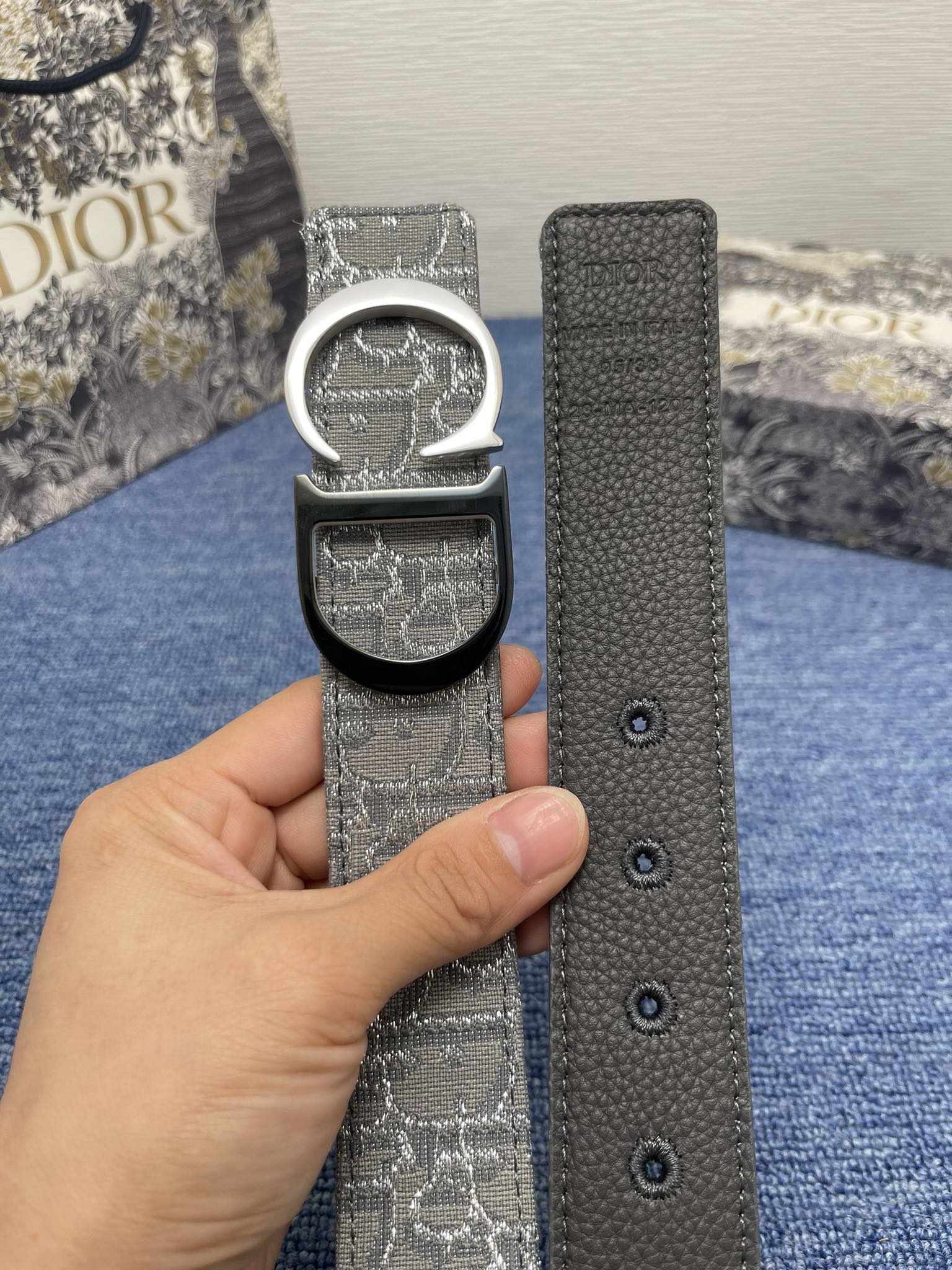 Dior Male Pin Buckle Belt Black Adjustable M