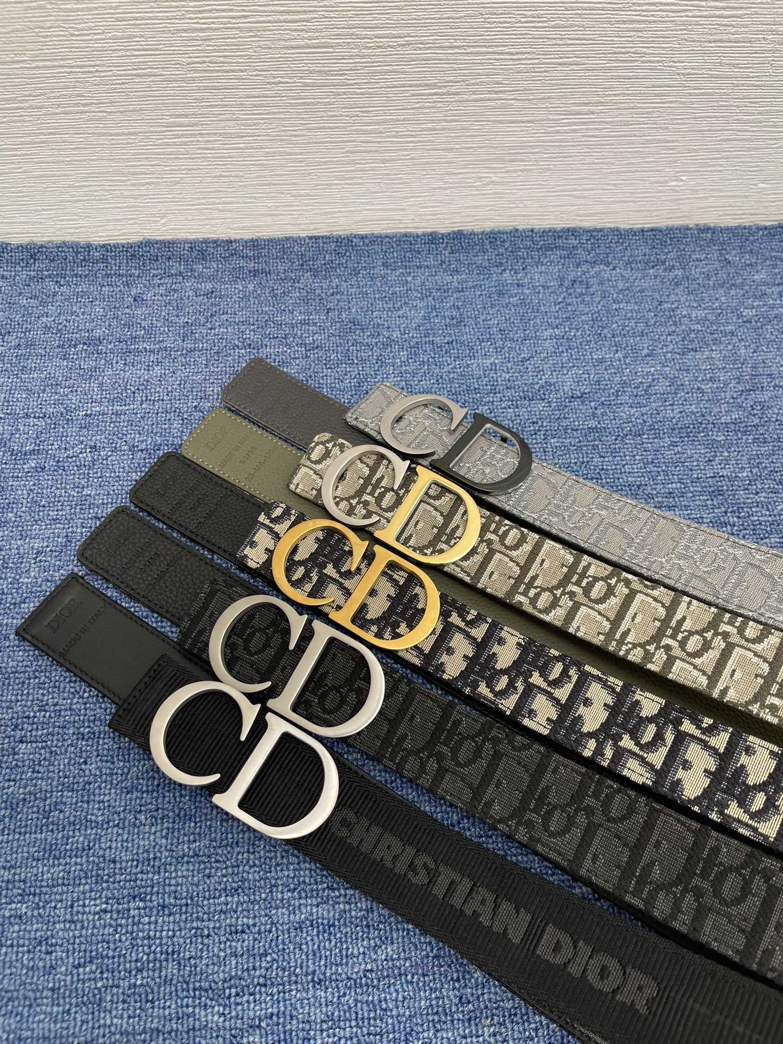 Dior Male Pin Buckle Belt Black Adjustable M