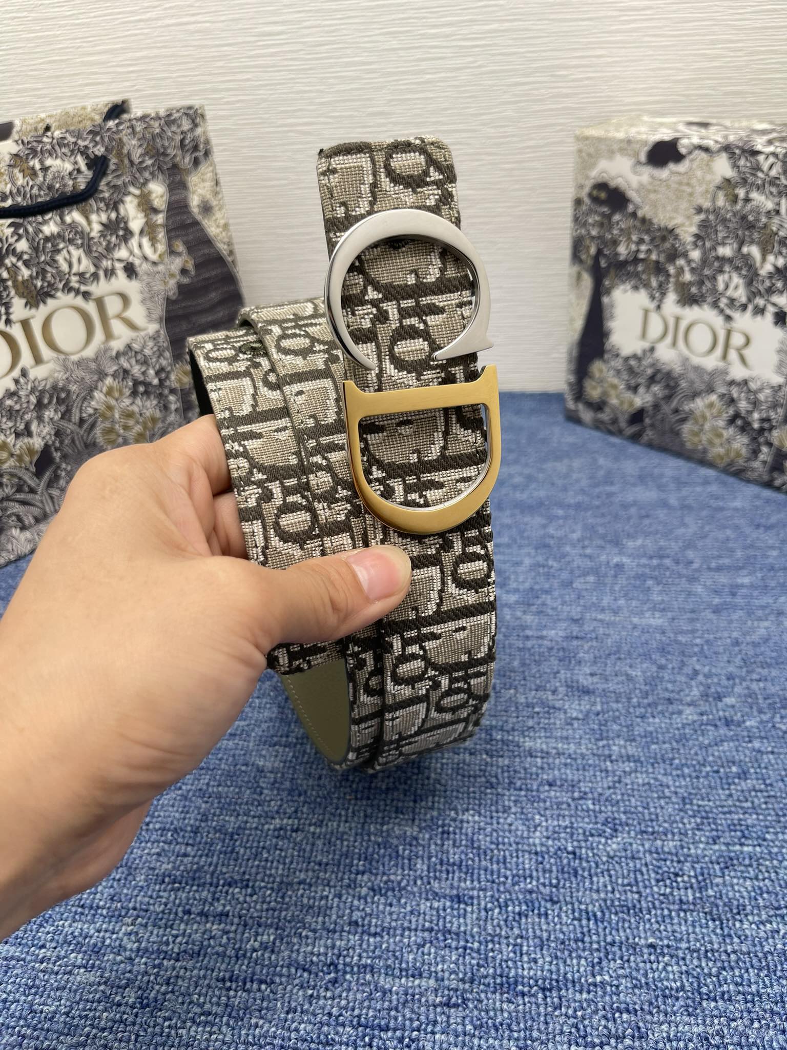 Dior Male Pin Buckle Belt Black Adjustable M