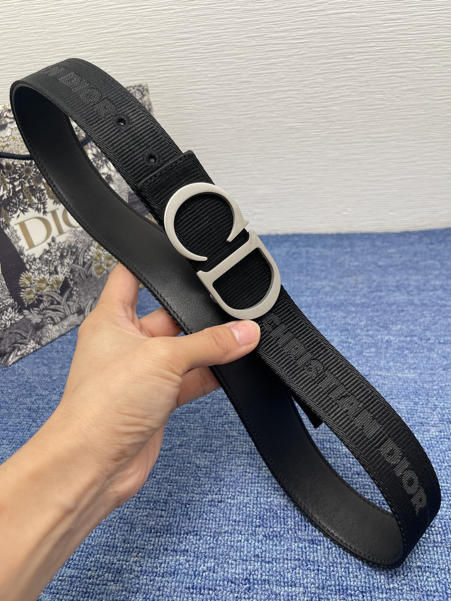 Dior Male Pin Buckle Belt Black Adjustable M
