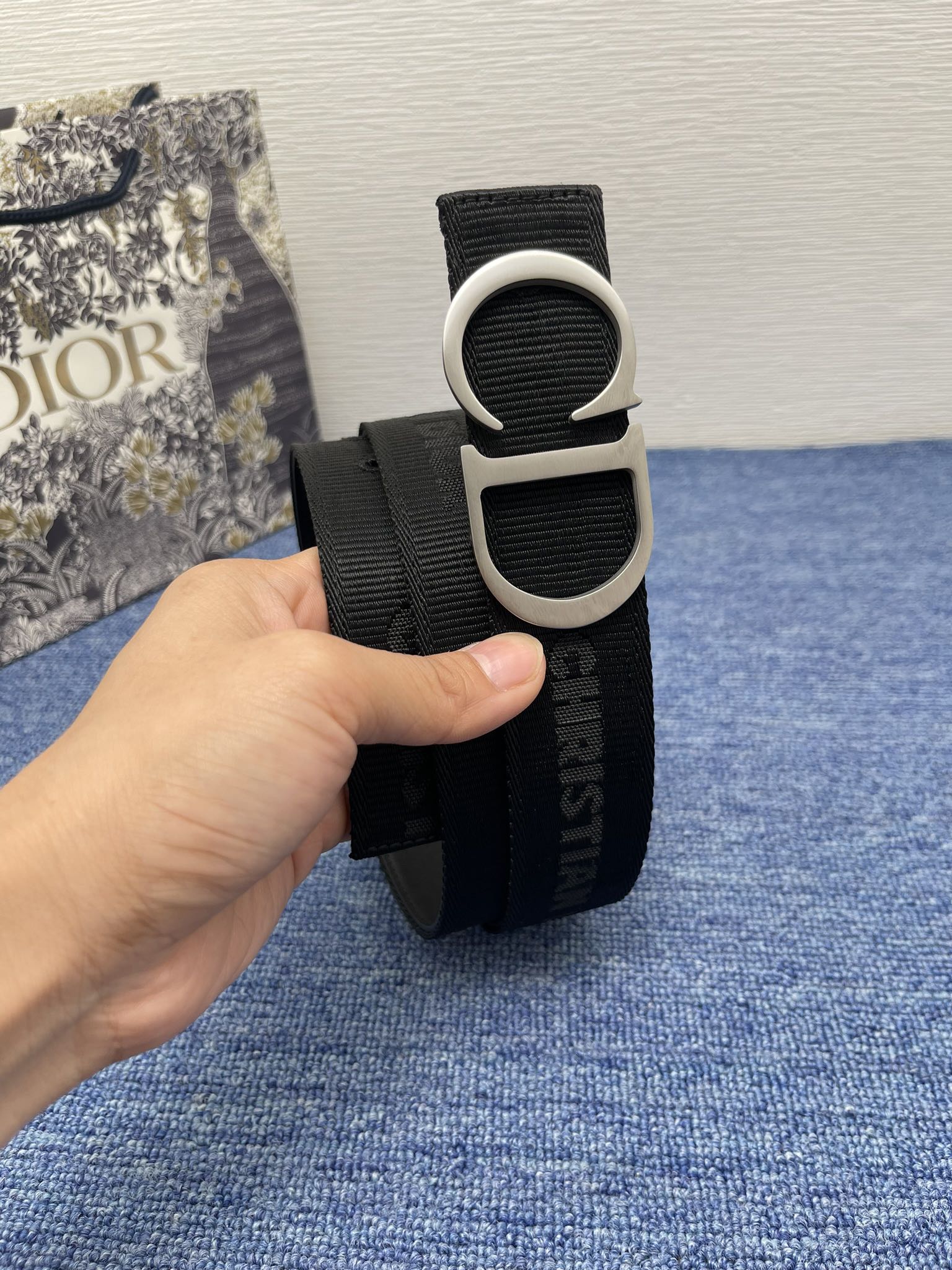 Dior Male Pin Buckle Belt Black Adjustable M