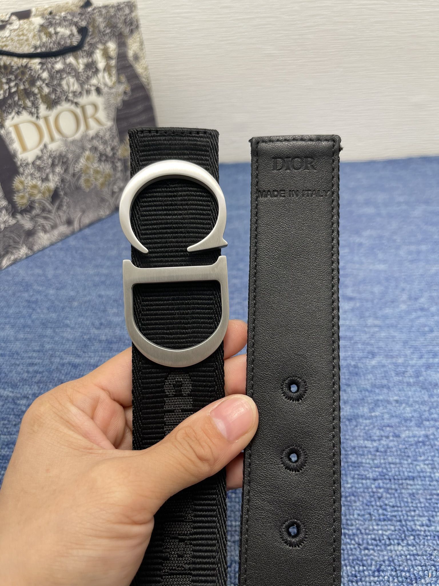 Dior Male Pin Buckle Belt Black Adjustable M