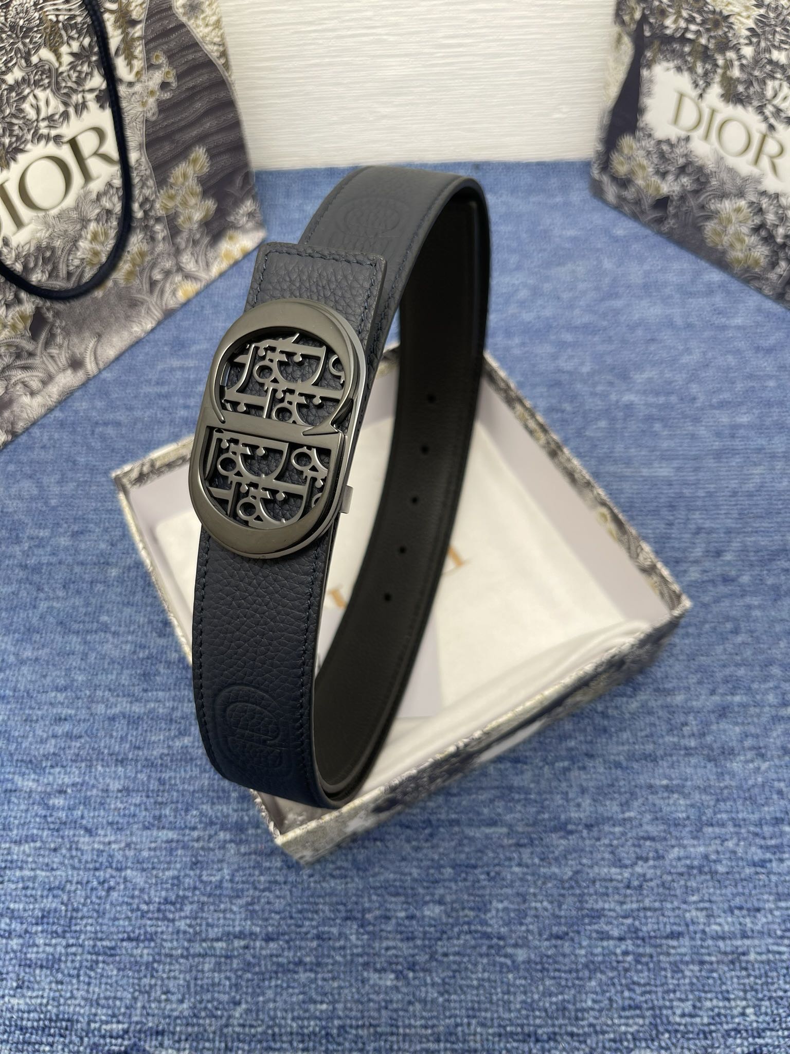 Dior Male Pin Buckle Belt Black Adjustable M