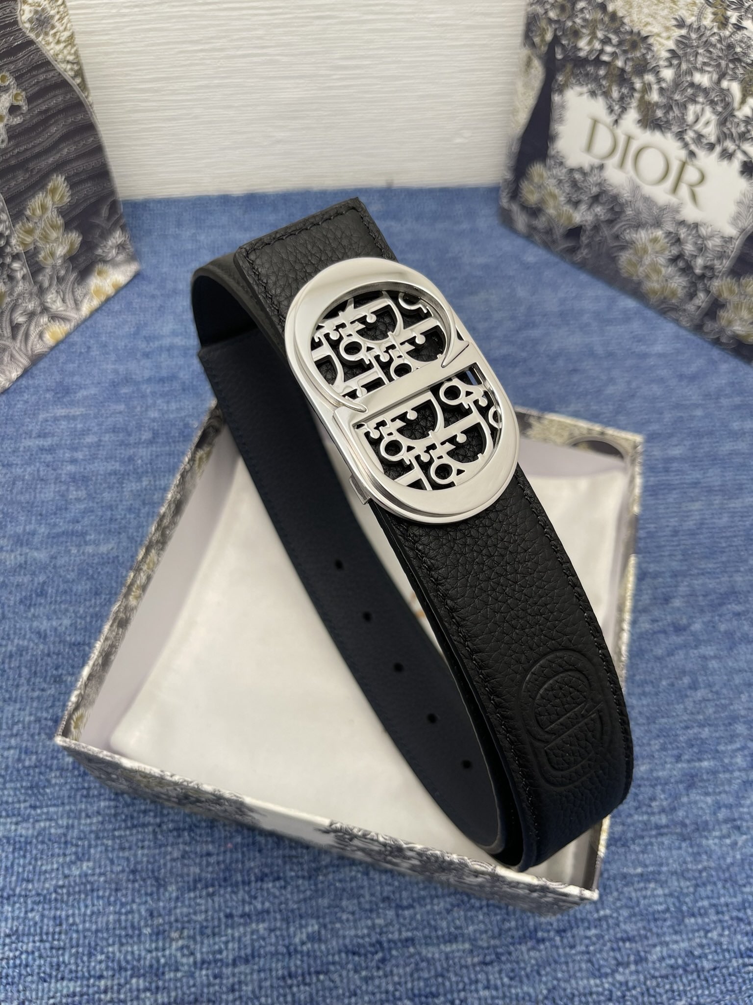 Dior Male Pin Buckle Belt Black Adjustable M