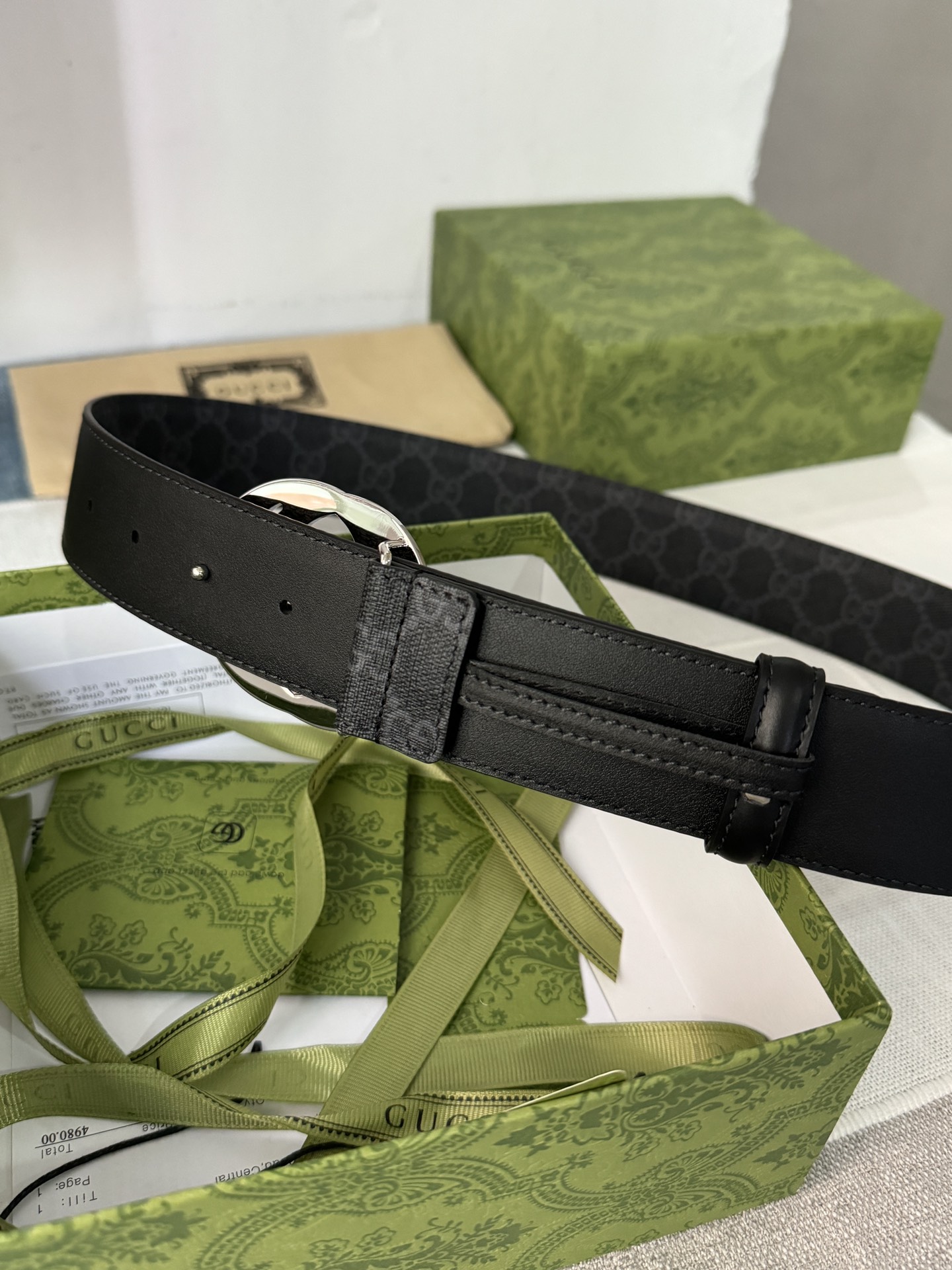 Gucci Basic Belt Black M