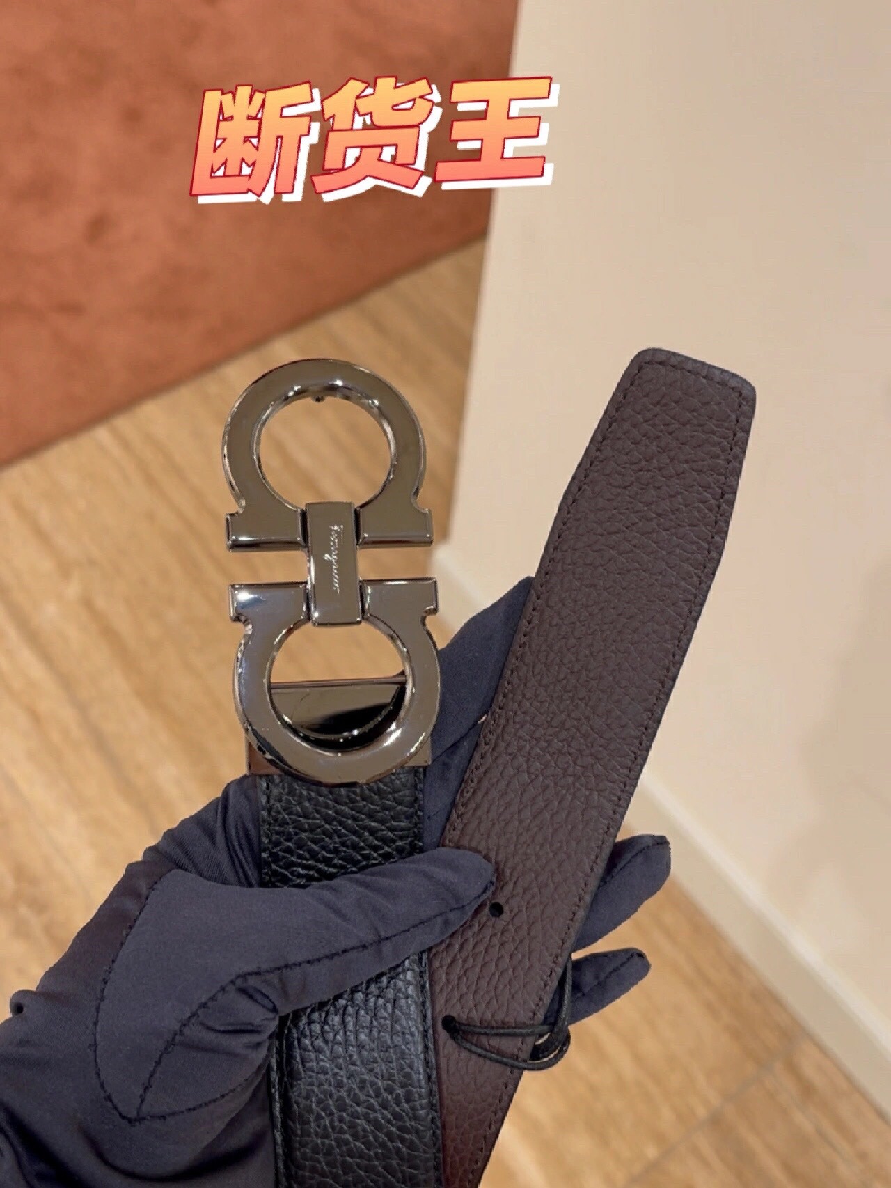 Salvatore Ferragamo Male Leather Belt 74cm-76cm-80cm-84cm-87cm-90cm-94cm-98cm-100cm