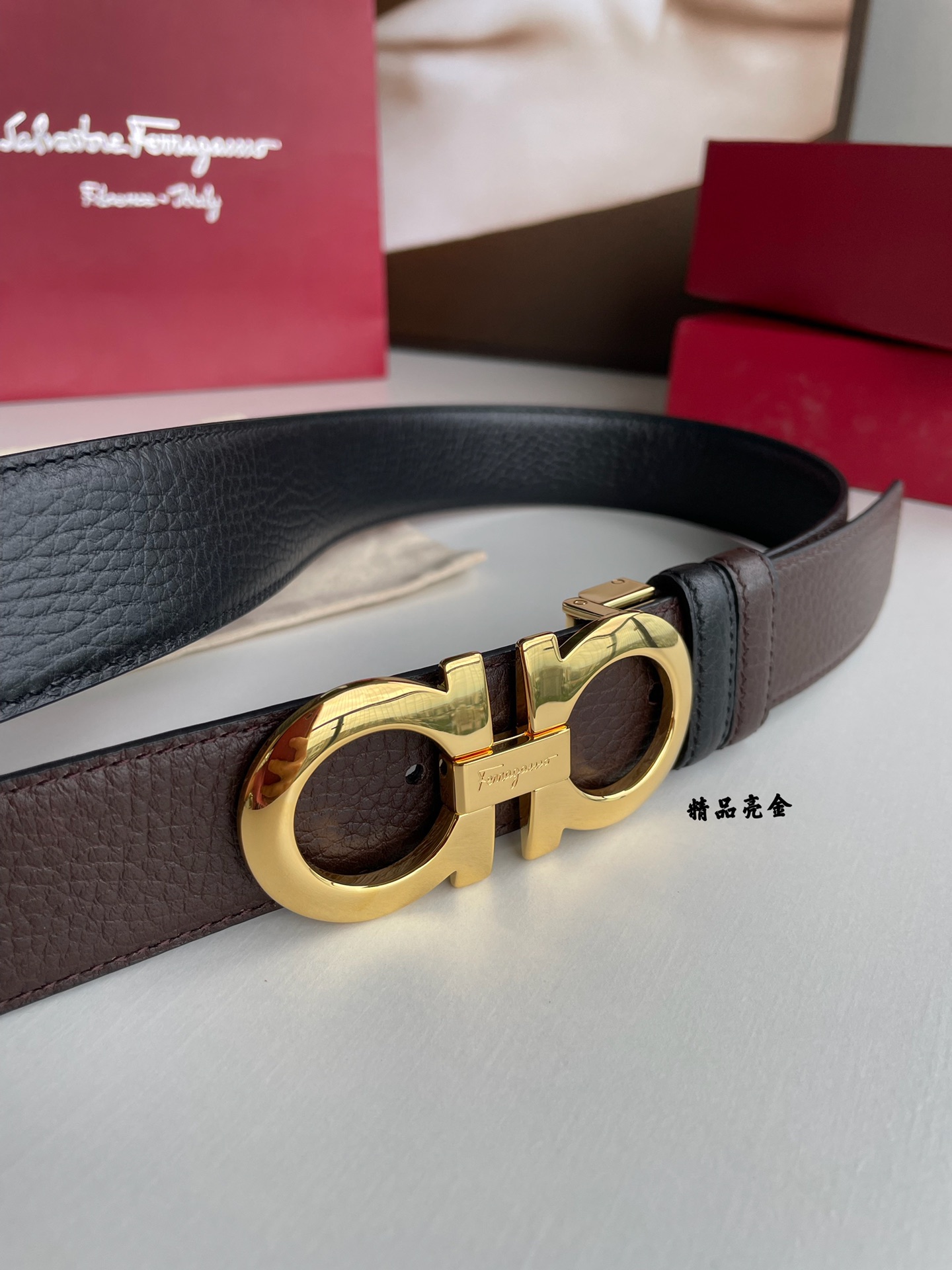 Salvatore Ferragamo Male Basic Belt Top Grain Leather M