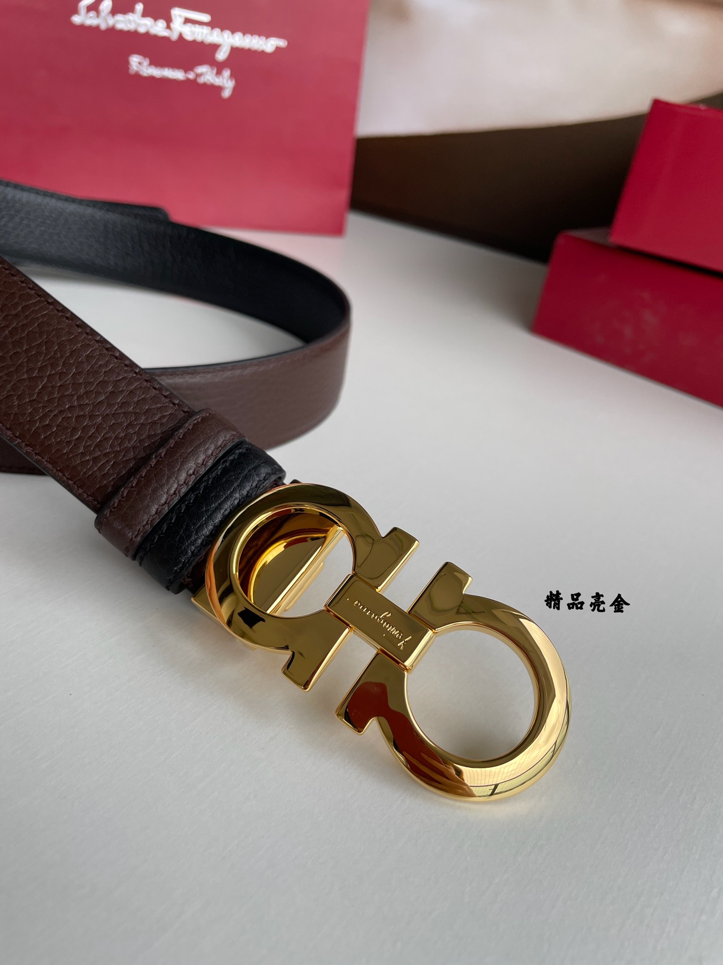 Salvatore Ferragamo Male Basic Belt Top Grain Leather M