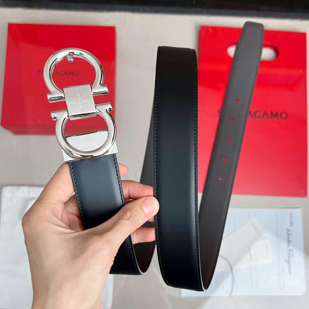 Leather Belt Cow Leather Adjustable M