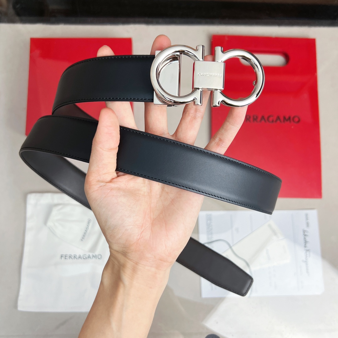 Leather Belt Cow Leather Adjustable M