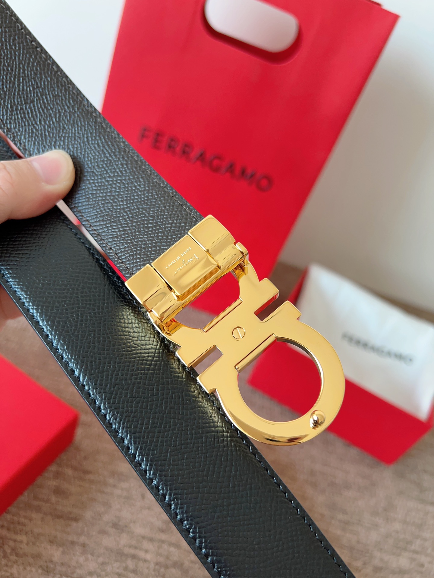 Salvatore Ferragamo Leather Belt
