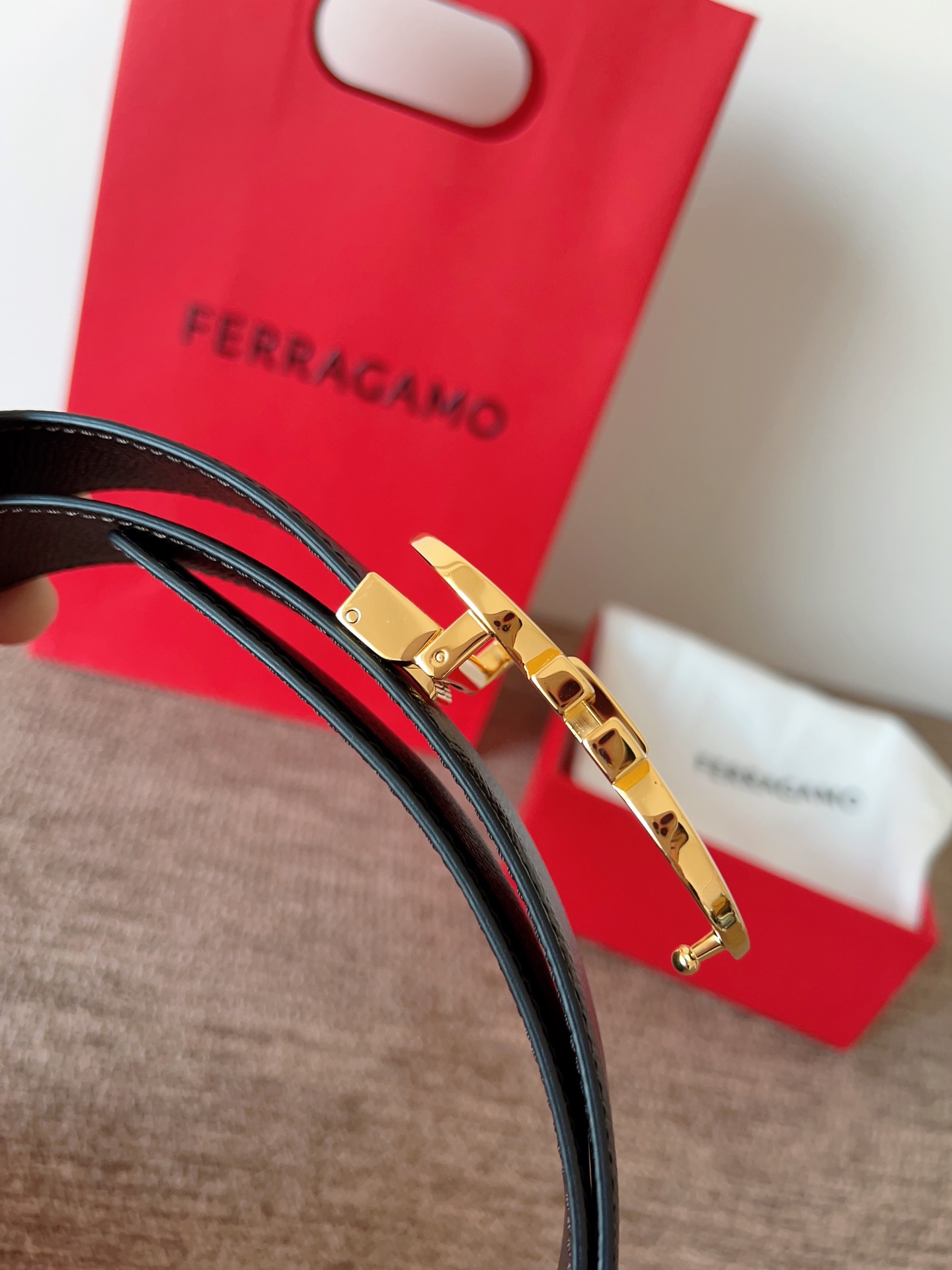 Salvatore Ferragamo Leather Belt