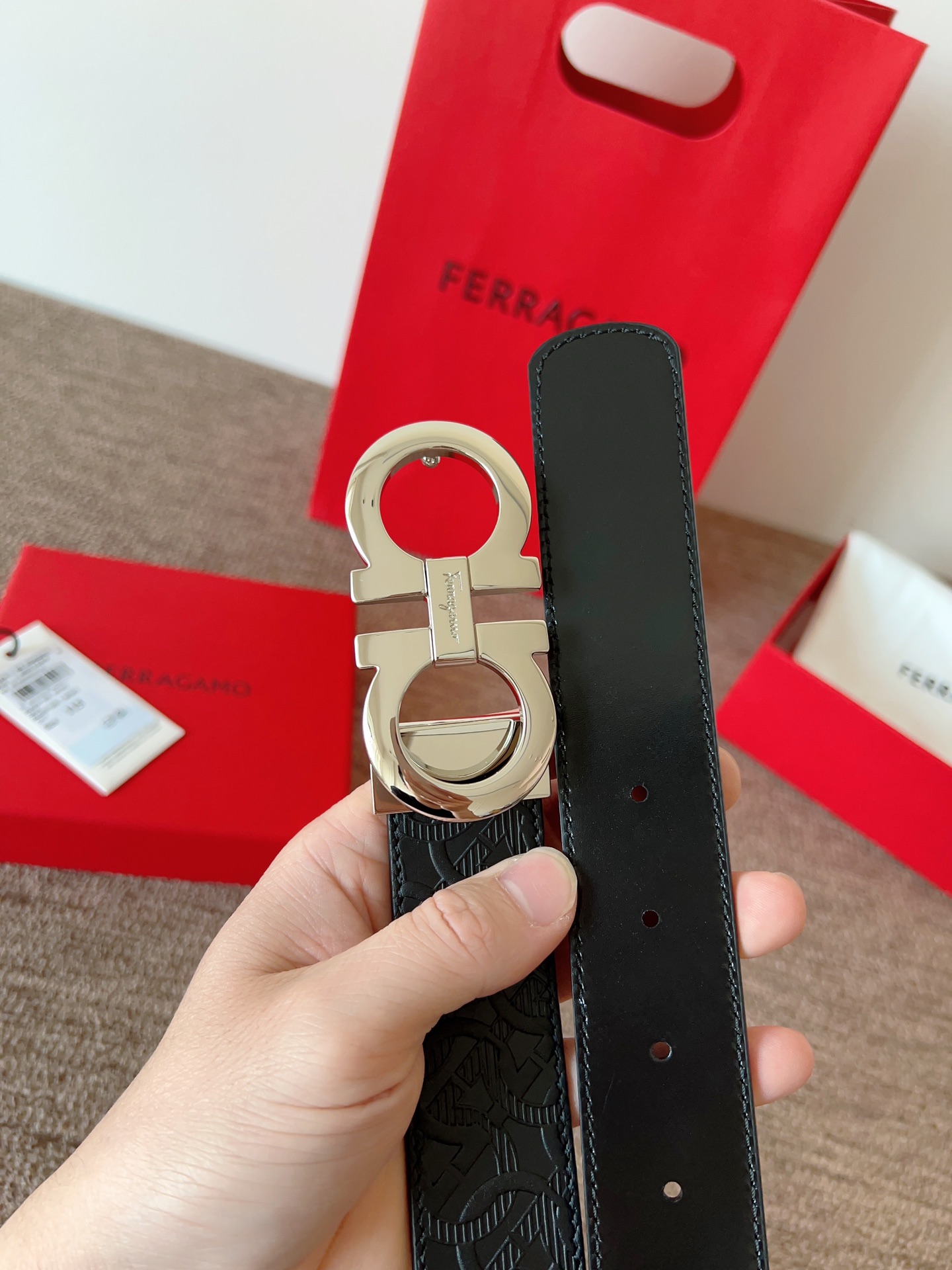 Salvatore Ferragamo Leather Belt