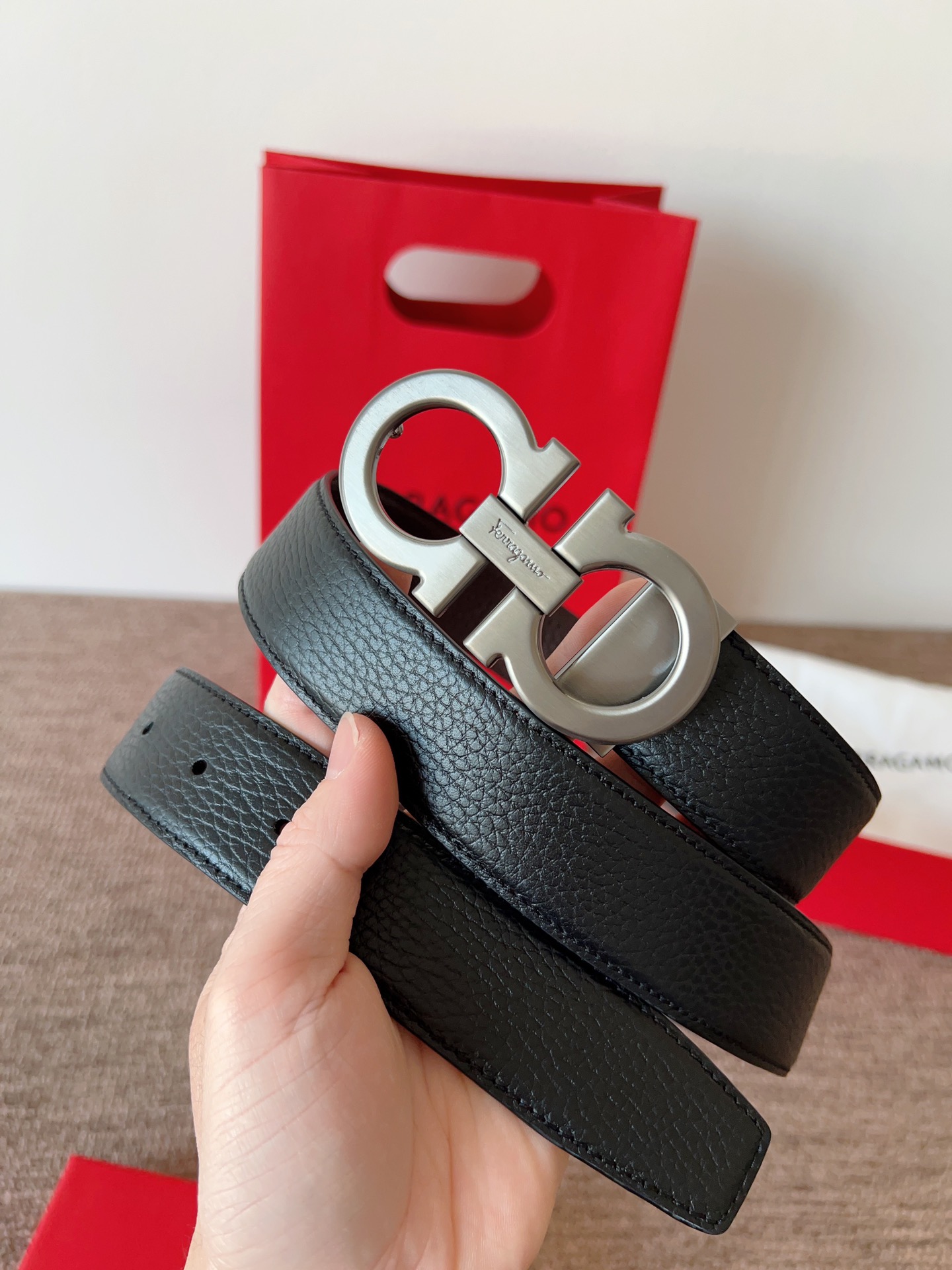 Salvatore Ferragamo Leather Belt