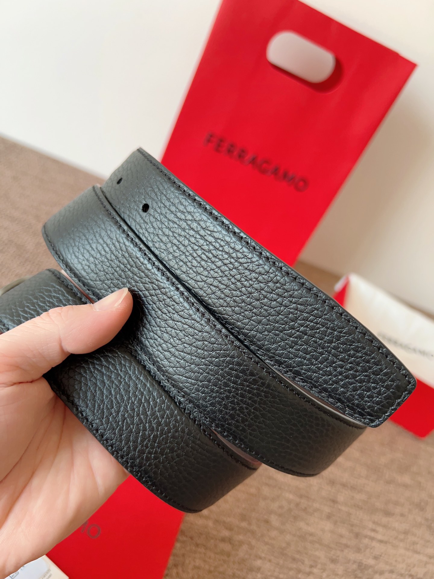 Salvatore Ferragamo Leather Belt