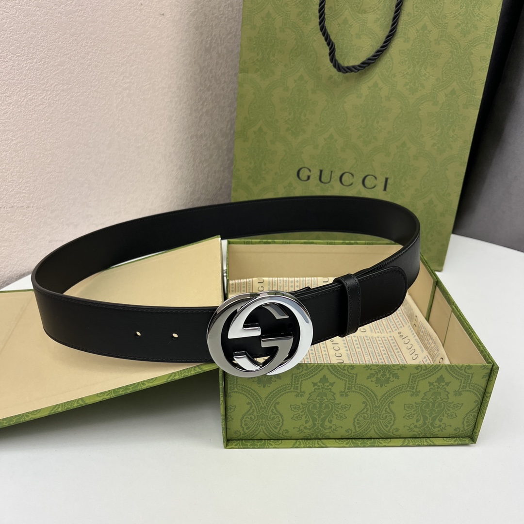 Gucci Male Basic Belt Cow Leather