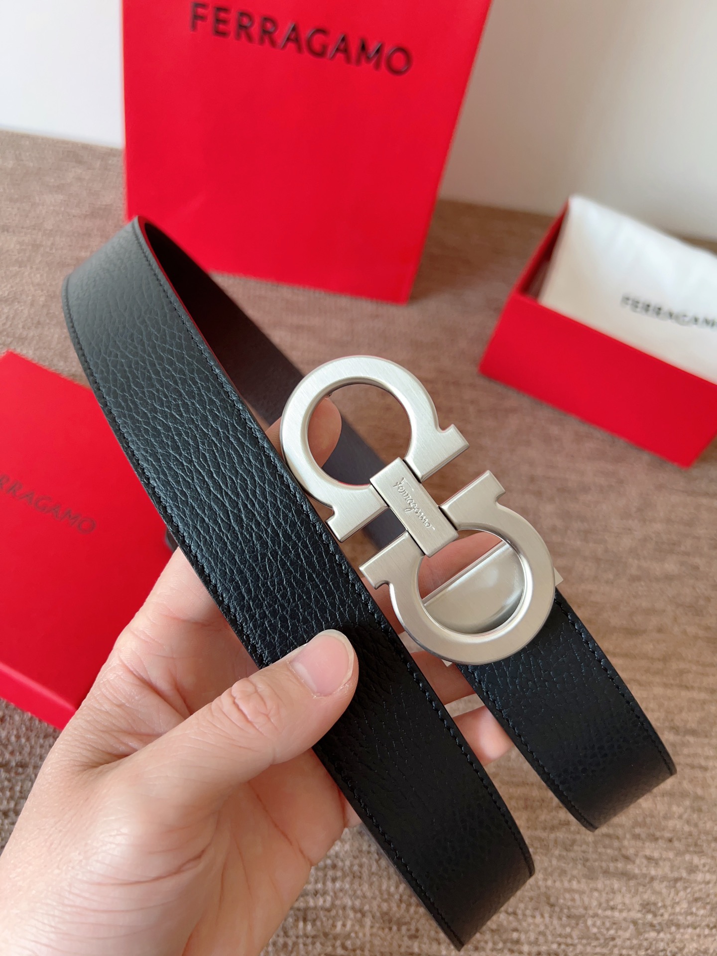 Salvatore Ferragamo Leather Belt