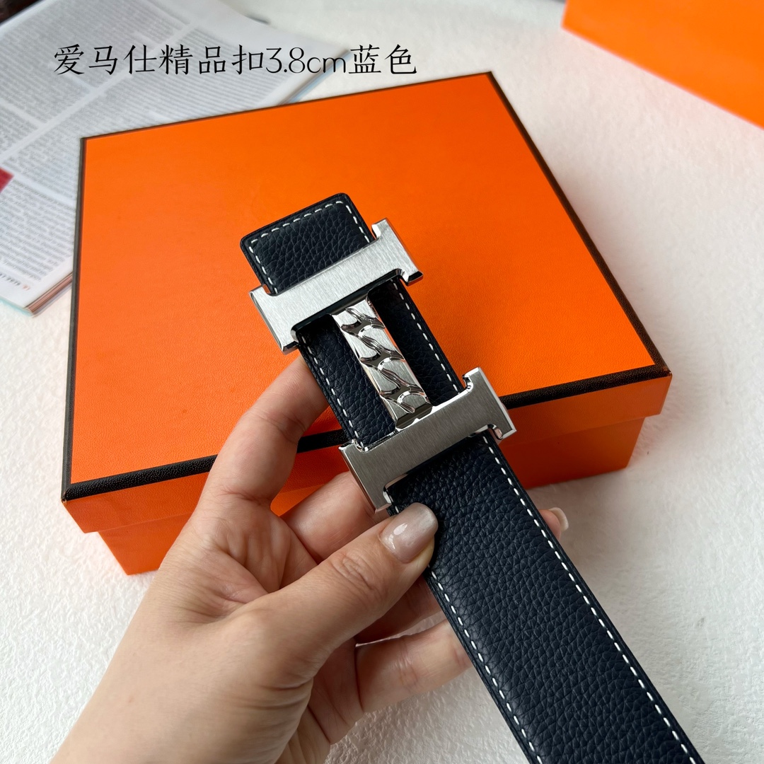 Hermès Male Leather Belt S-m