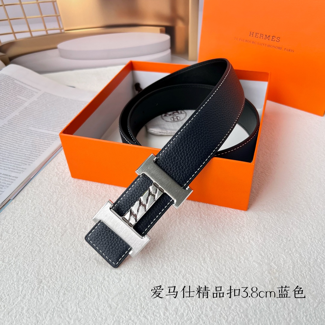 Hermès Male Leather Belt S-m