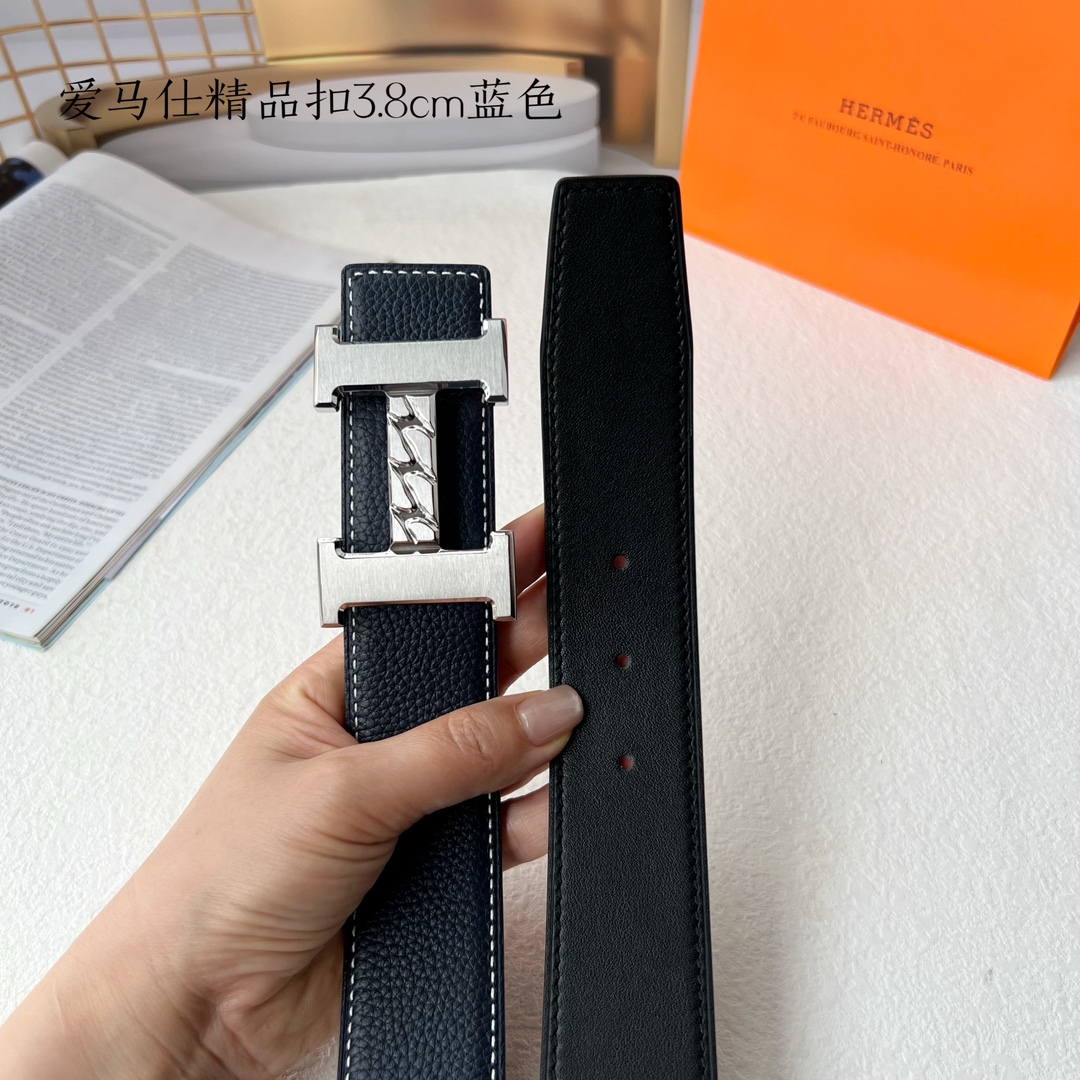 Hermès Male Leather Belt S-m