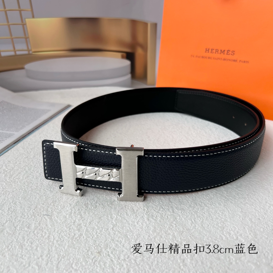 Hermès Male Leather Belt S-m