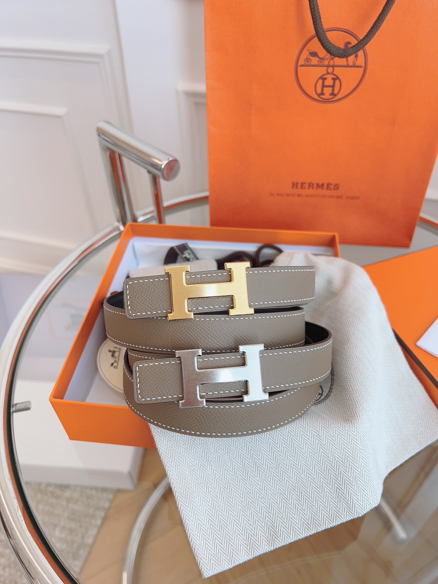 Hermès Female Basic Belt Black S-m