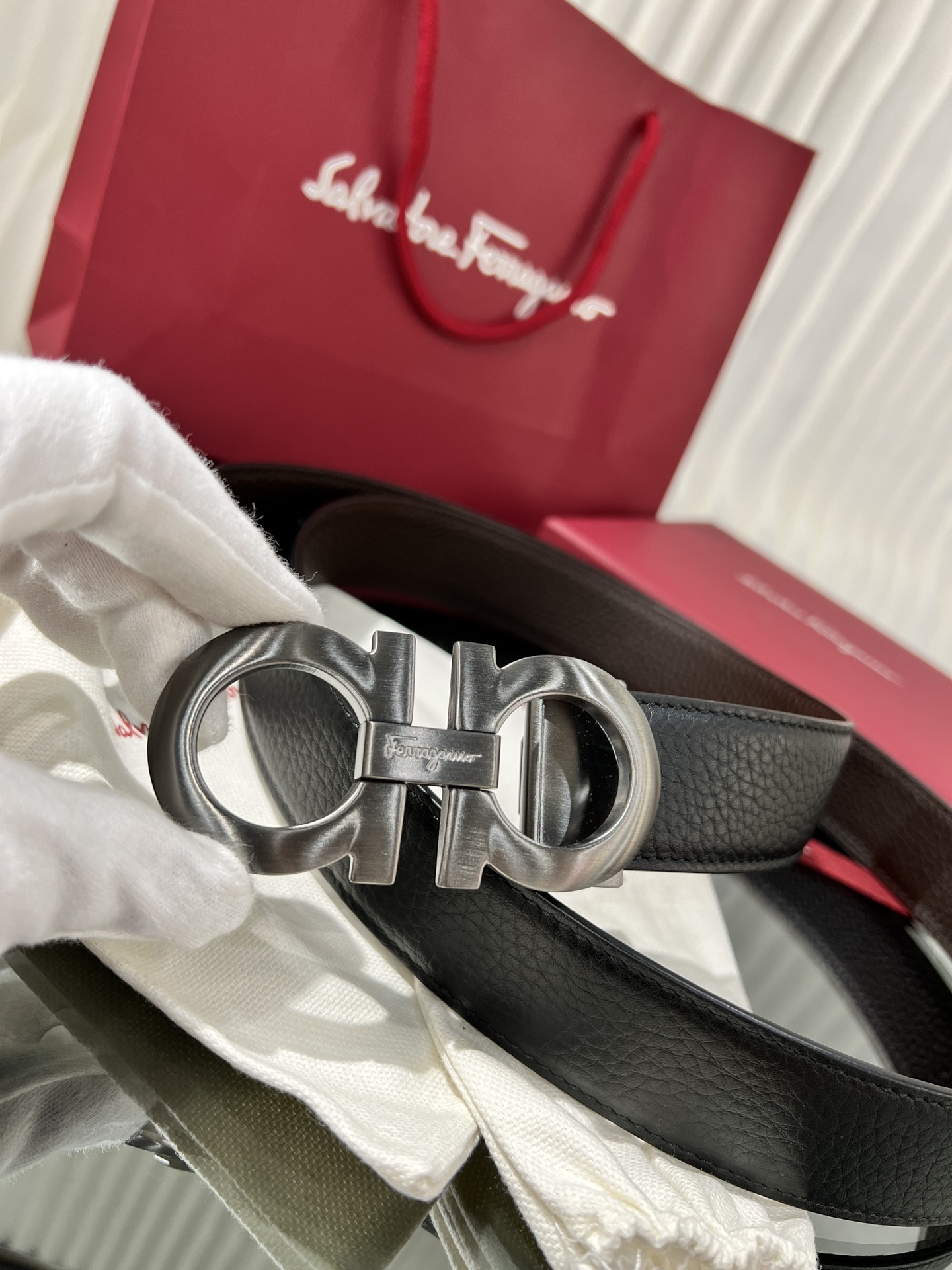 Salvatore Ferragamo Male Basic Belt Cow Leather M