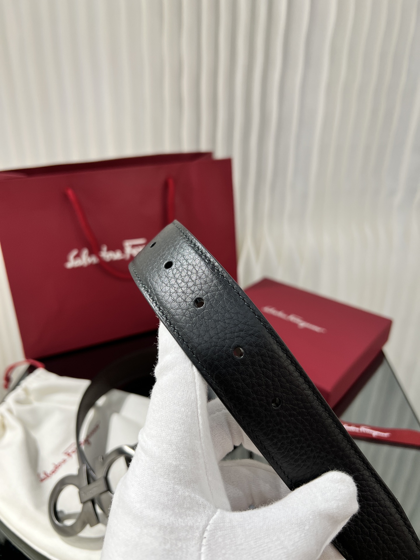 Salvatore Ferragamo Male Basic Belt Cow Leather M