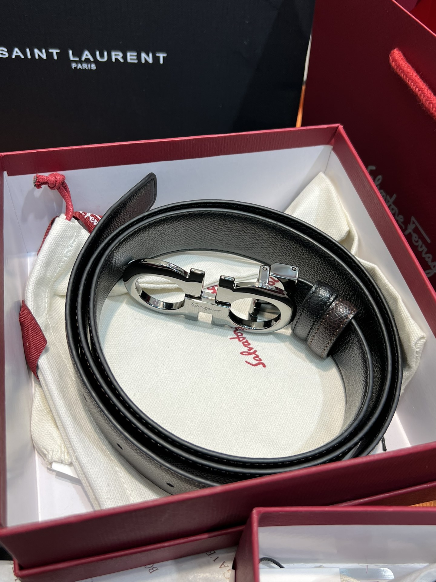 Salvatore Ferragamo Male Basic Belt Cow Leather M