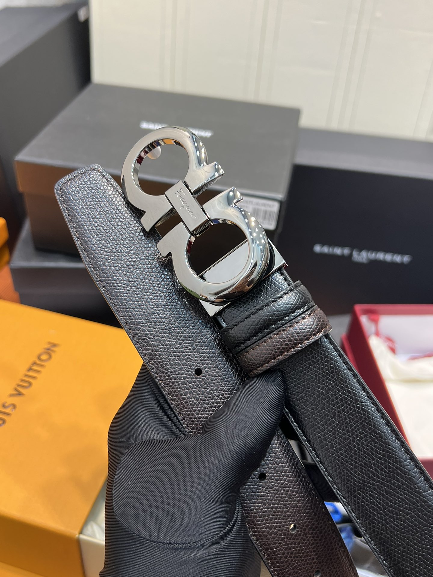 Salvatore Ferragamo Male Basic Belt Cow Leather M