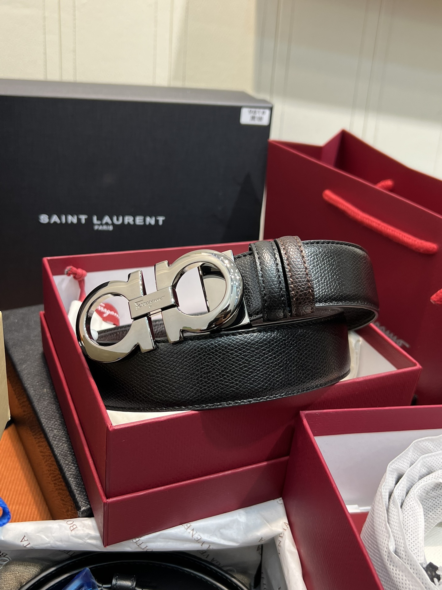 Salvatore Ferragamo Male Basic Belt Cow Leather M