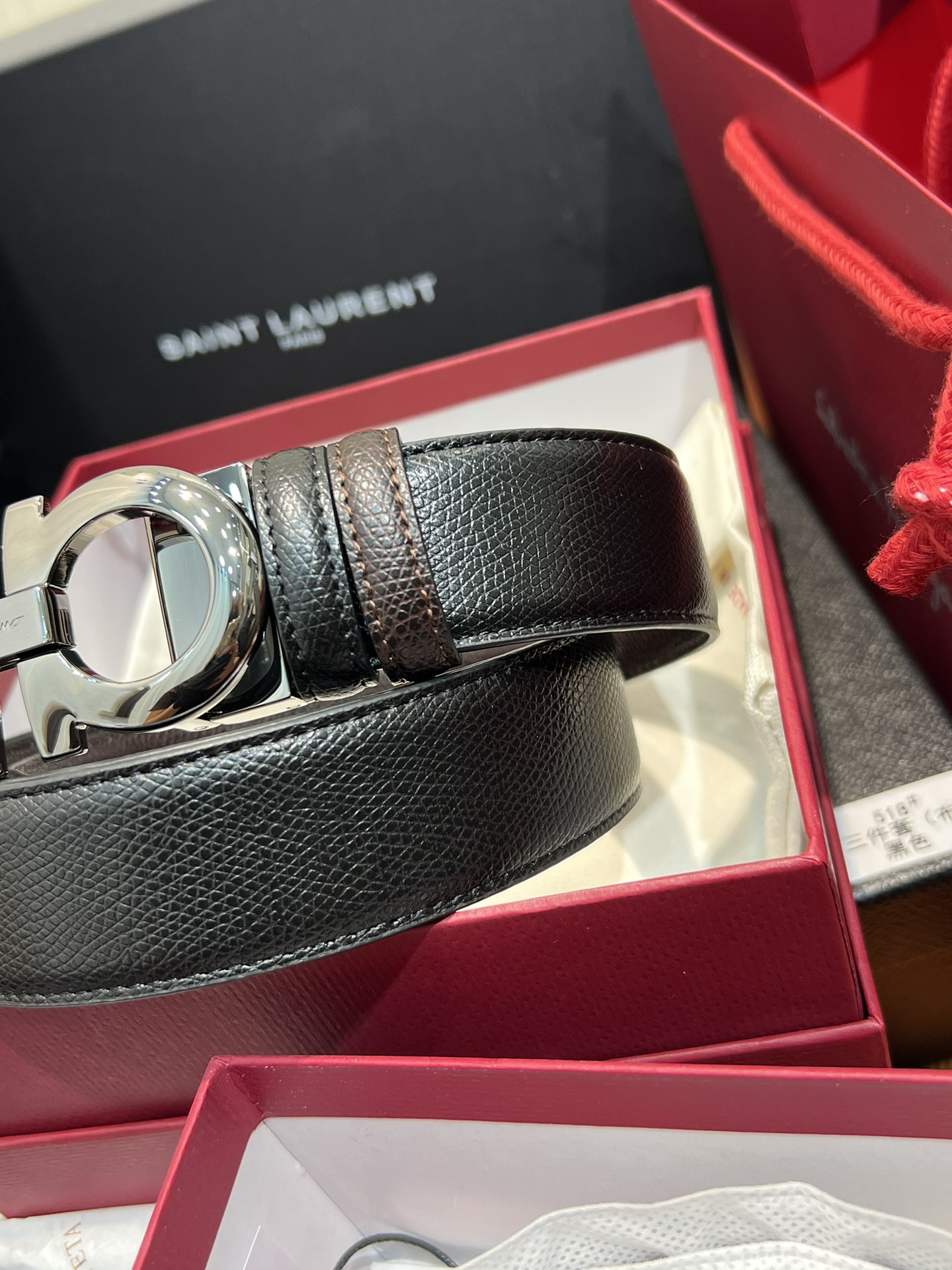 Salvatore Ferragamo Male Basic Belt Cow Leather M