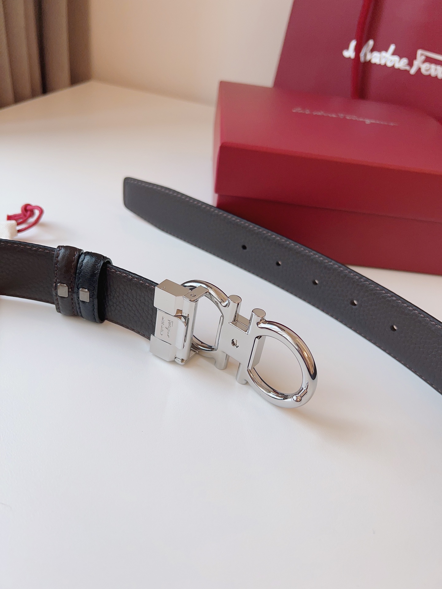 Salvatore Ferragamo Male Basic Belt Cow Leather M