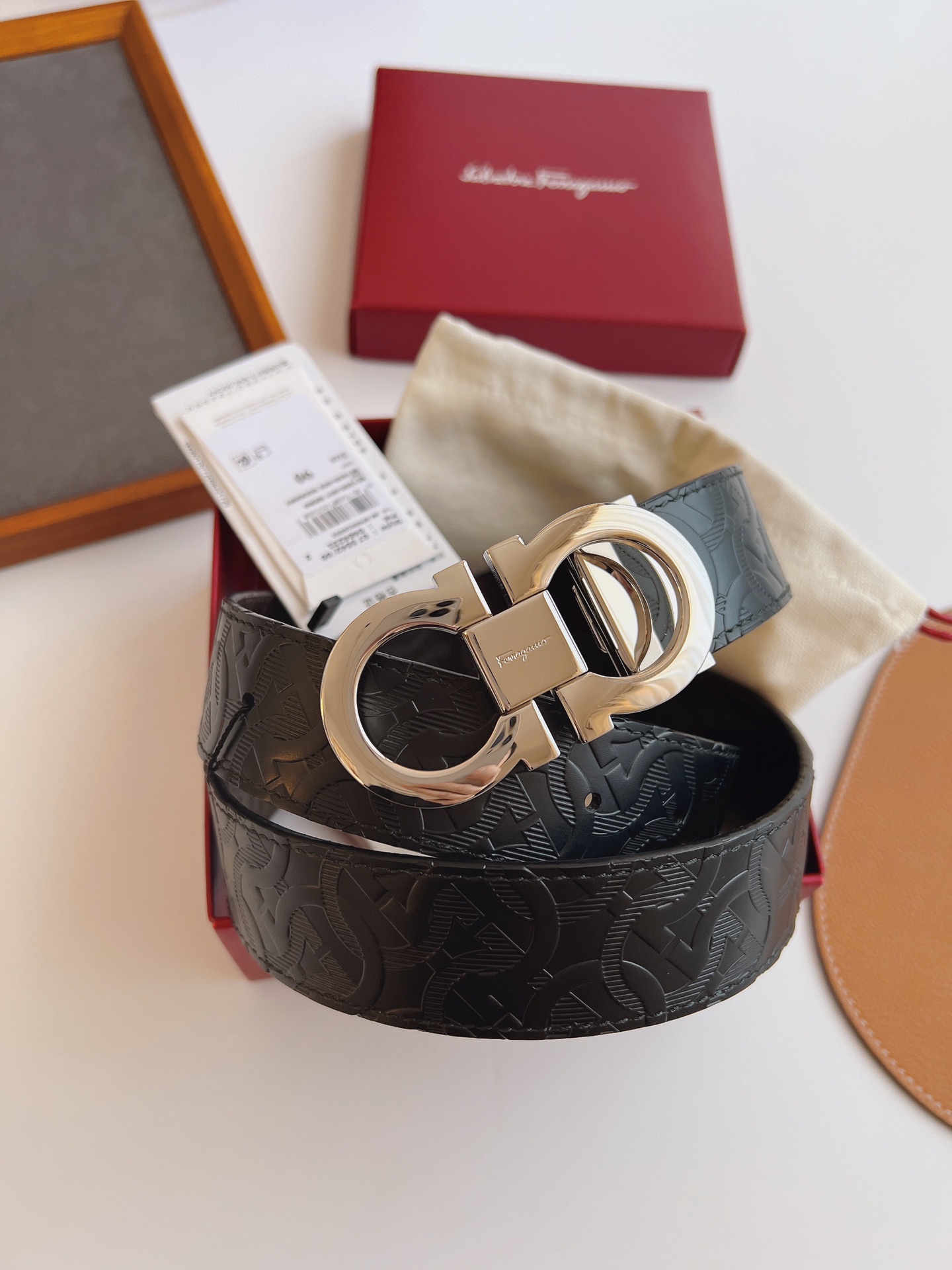 Salvatore Ferragamo Male Basic Belt Cow Leather M