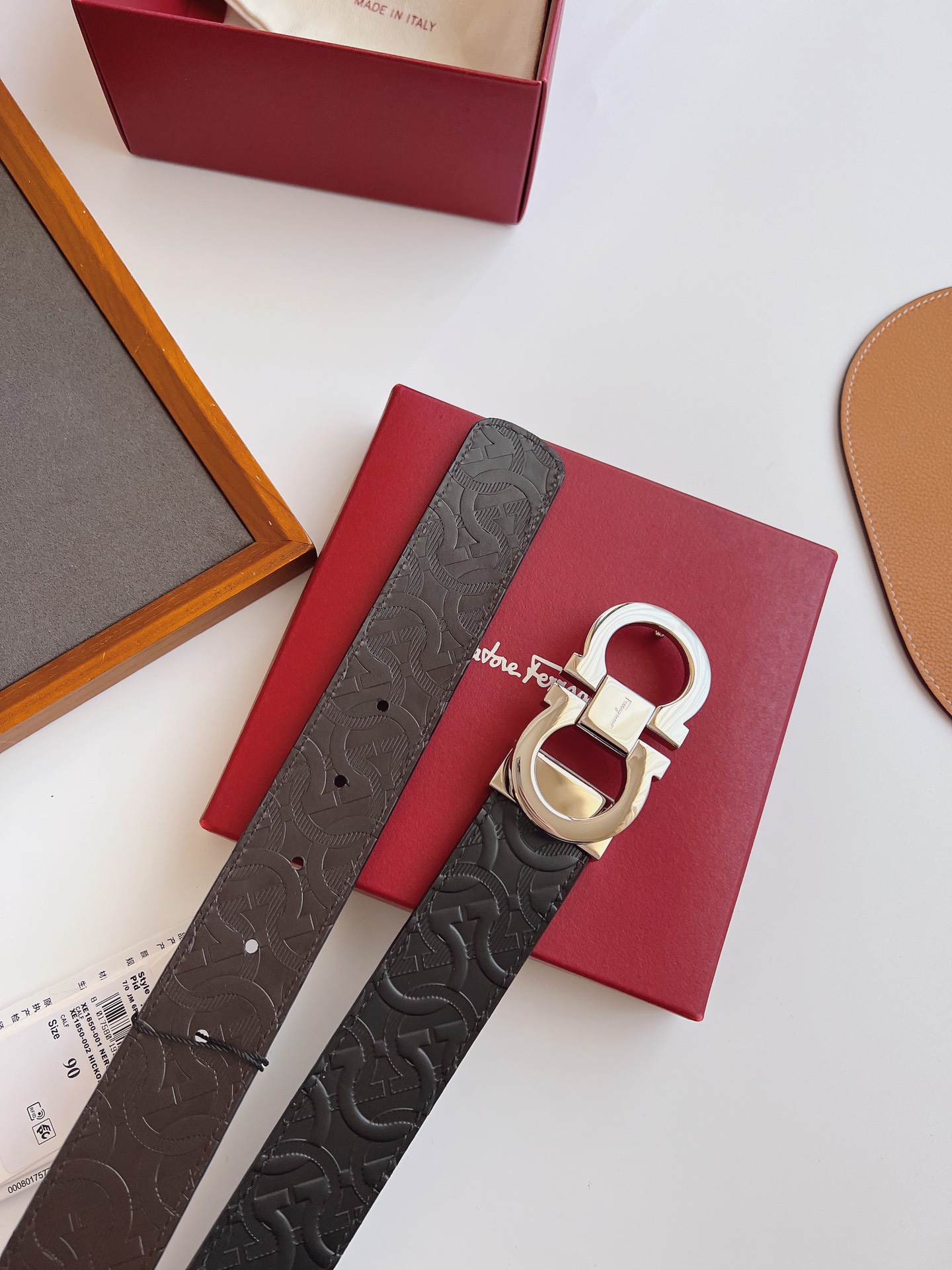 Salvatore Ferragamo Male Basic Belt Cow Leather M