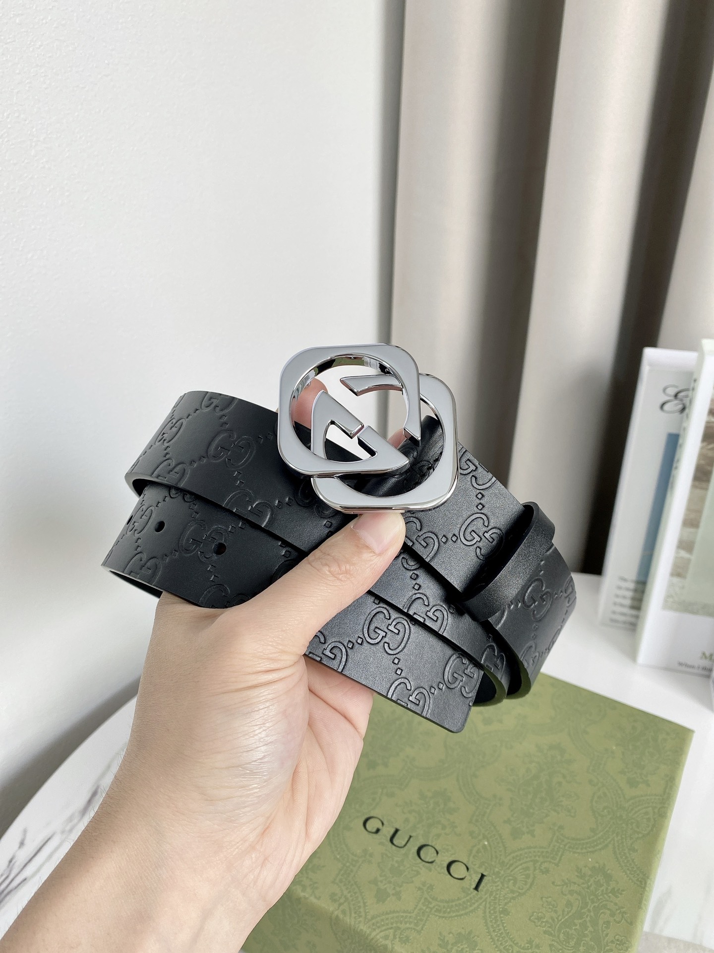 Gucci Male Basic Belt Cow Leather M