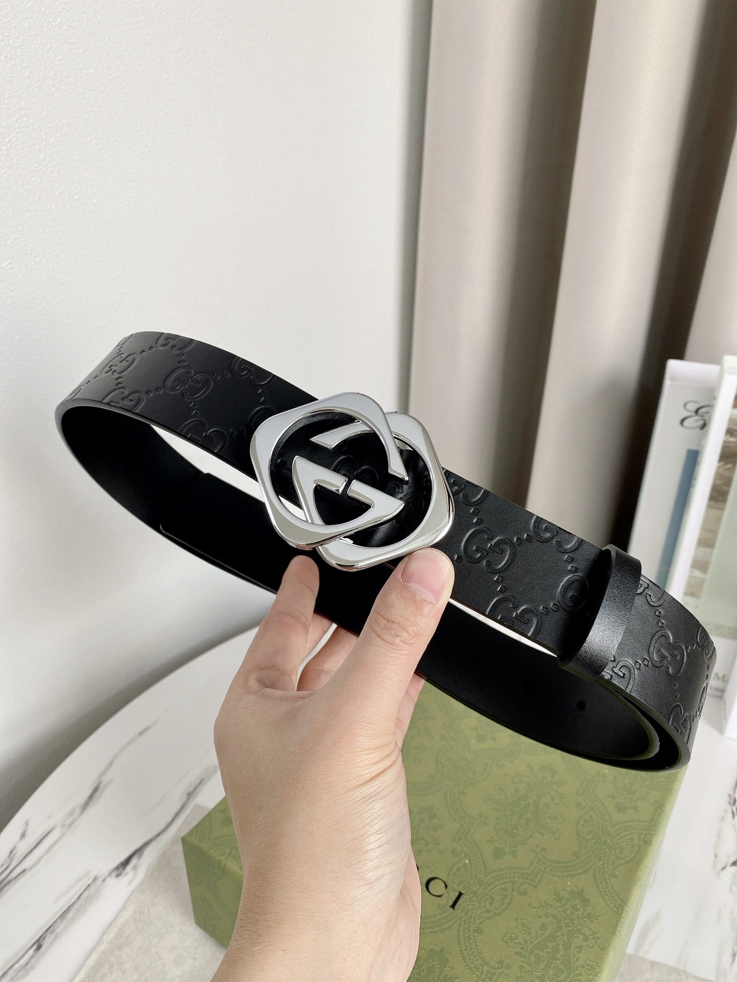 Gucci Male Basic Belt Cow Leather M