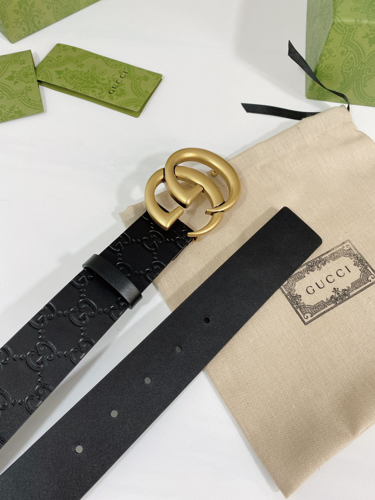 Gucci Male Basic Belt Cow Leather M