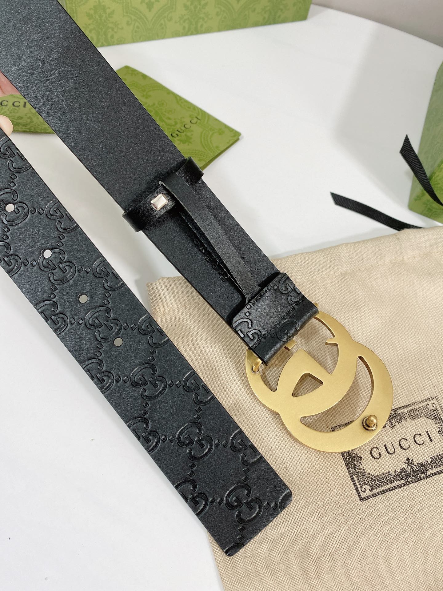 Gucci Male Basic Belt Cow Leather M
