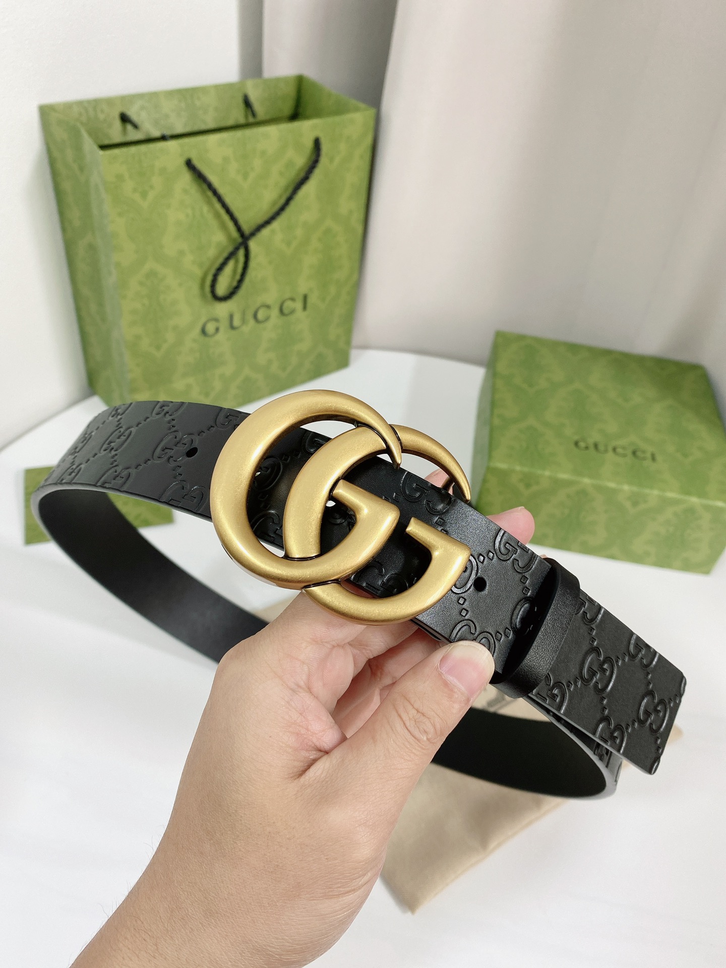 Gucci Male Basic Belt Cow Leather M