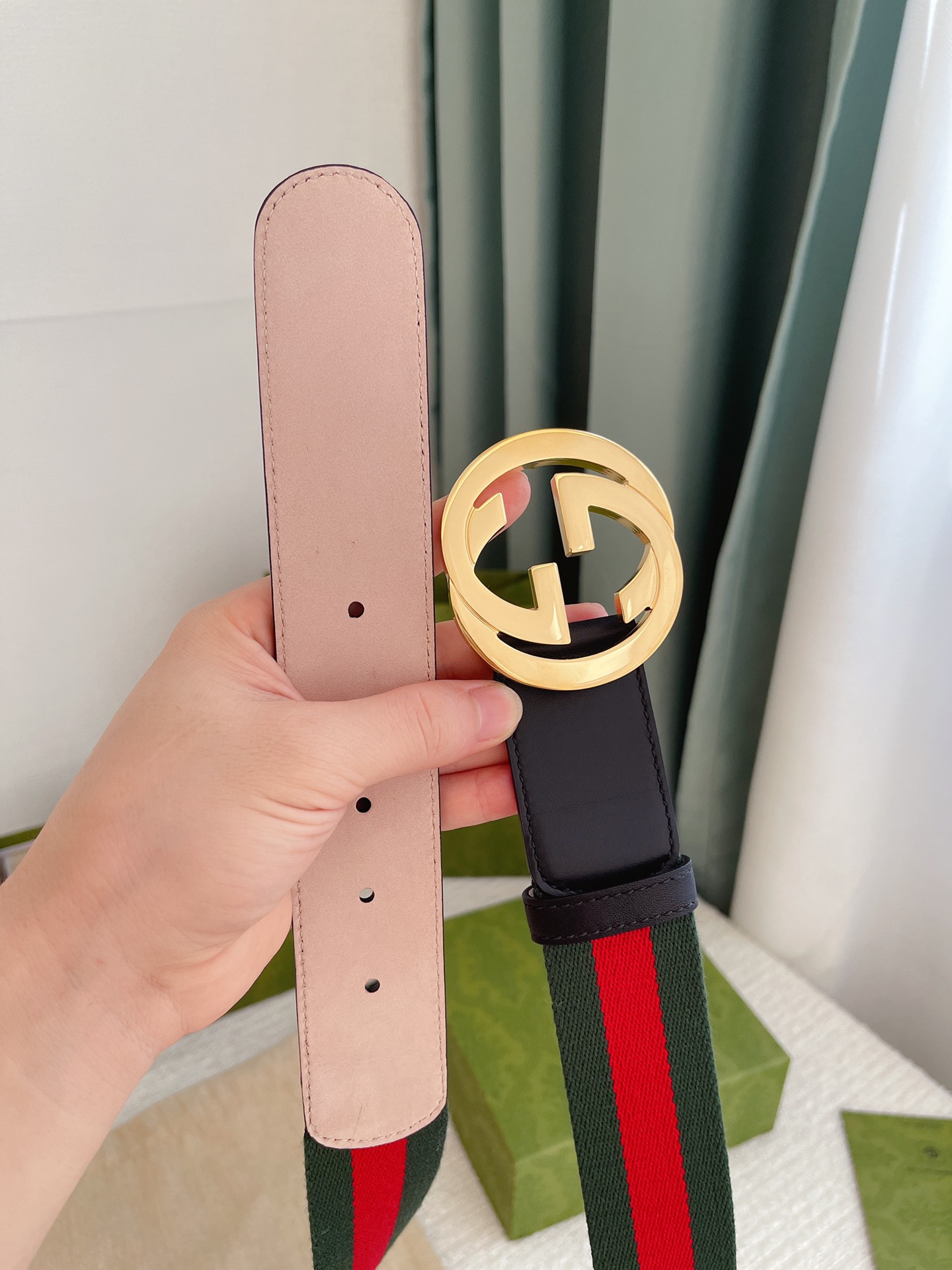 Gucci Male Leather Belt Cow Leather M