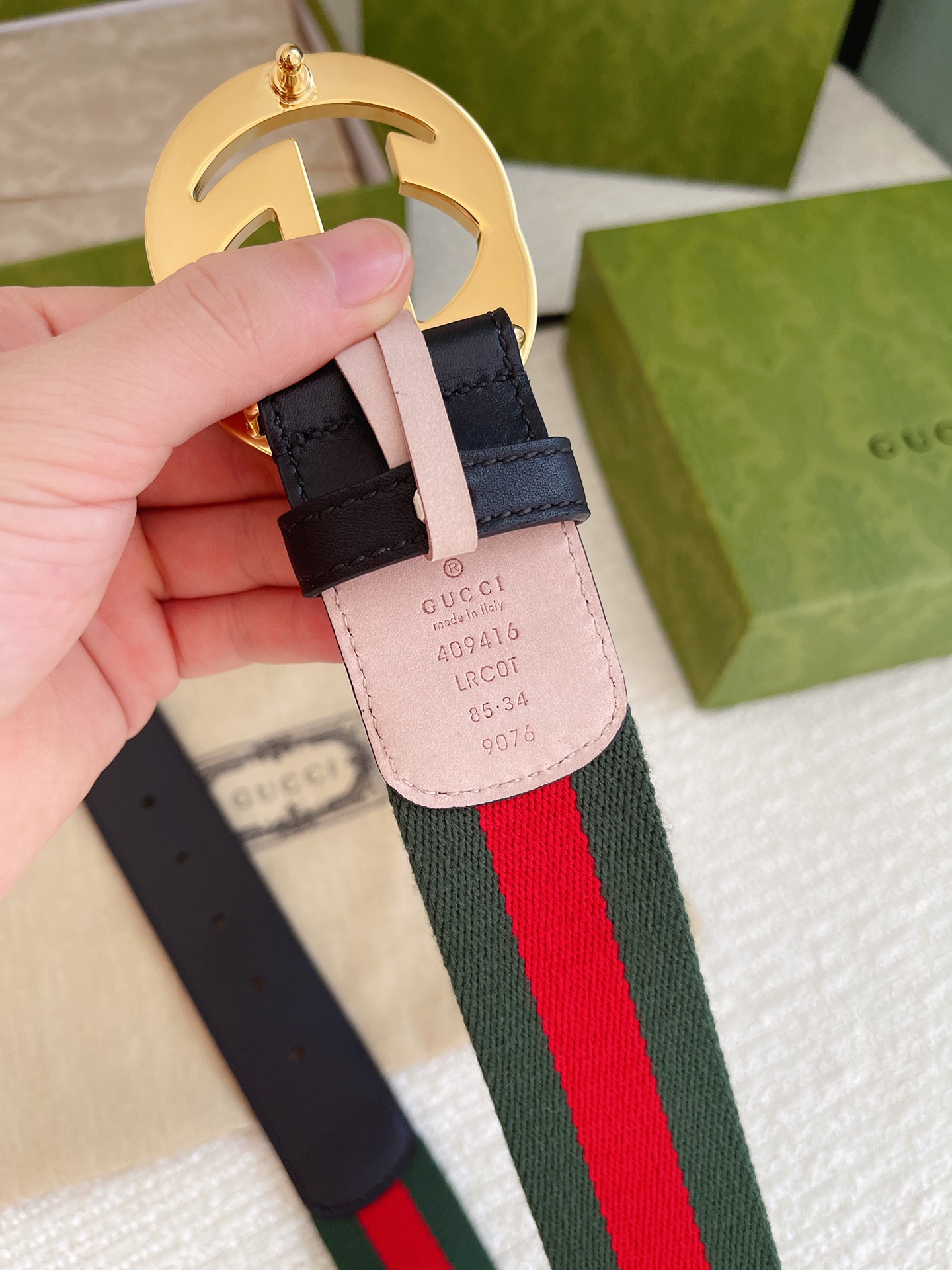 Gucci Male Leather Belt Cow Leather M